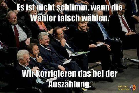 Es ist nicht schlimm, wenn die Wähler falsch wählen…