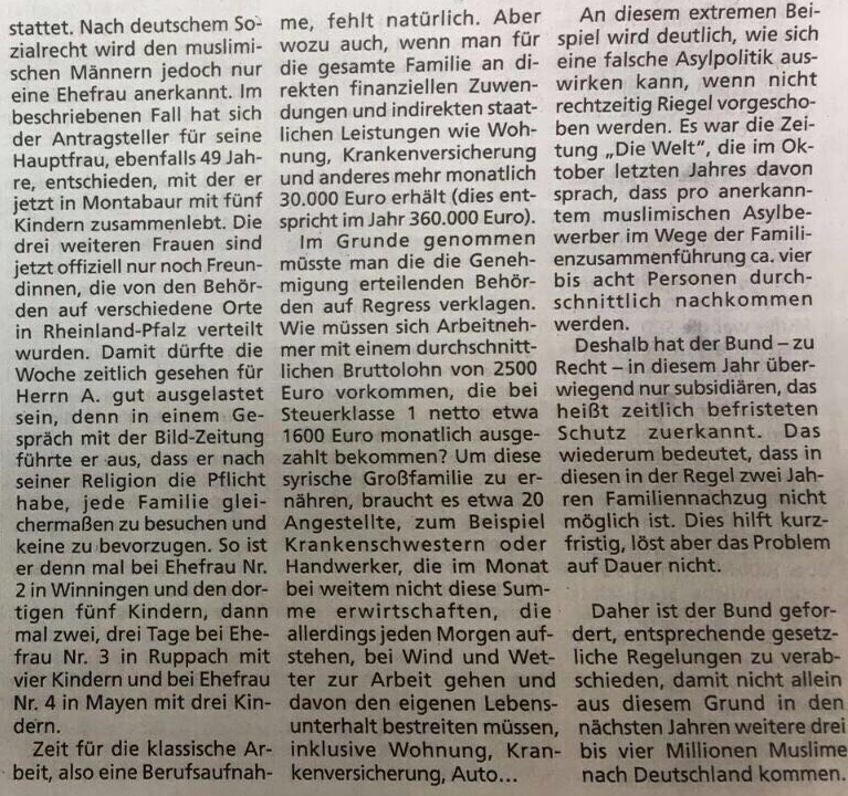Unglaublich! 30.000€ monatlich für eine syrische Großfamilie