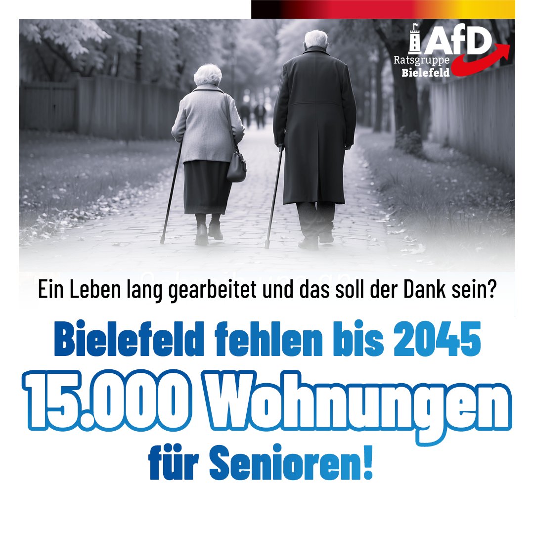 Altersgerechte Wohnungen für Senioren fehlen