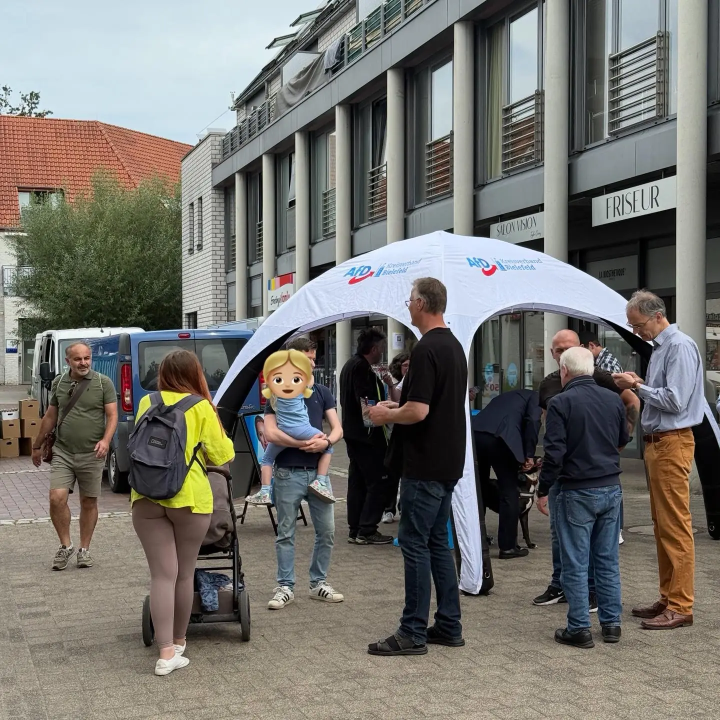 AfD – Infostand in Senne