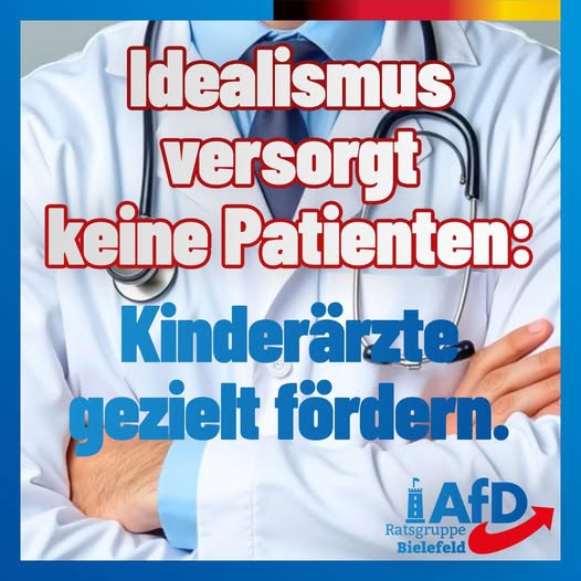 Ärztemangel trifft besonders Familien und Kinder – und das darf Bielefeld nicht länger hinnehmen!