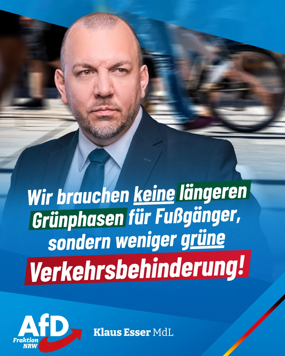 Grüne Verkehrspolitik verursacht rote Ampeln
