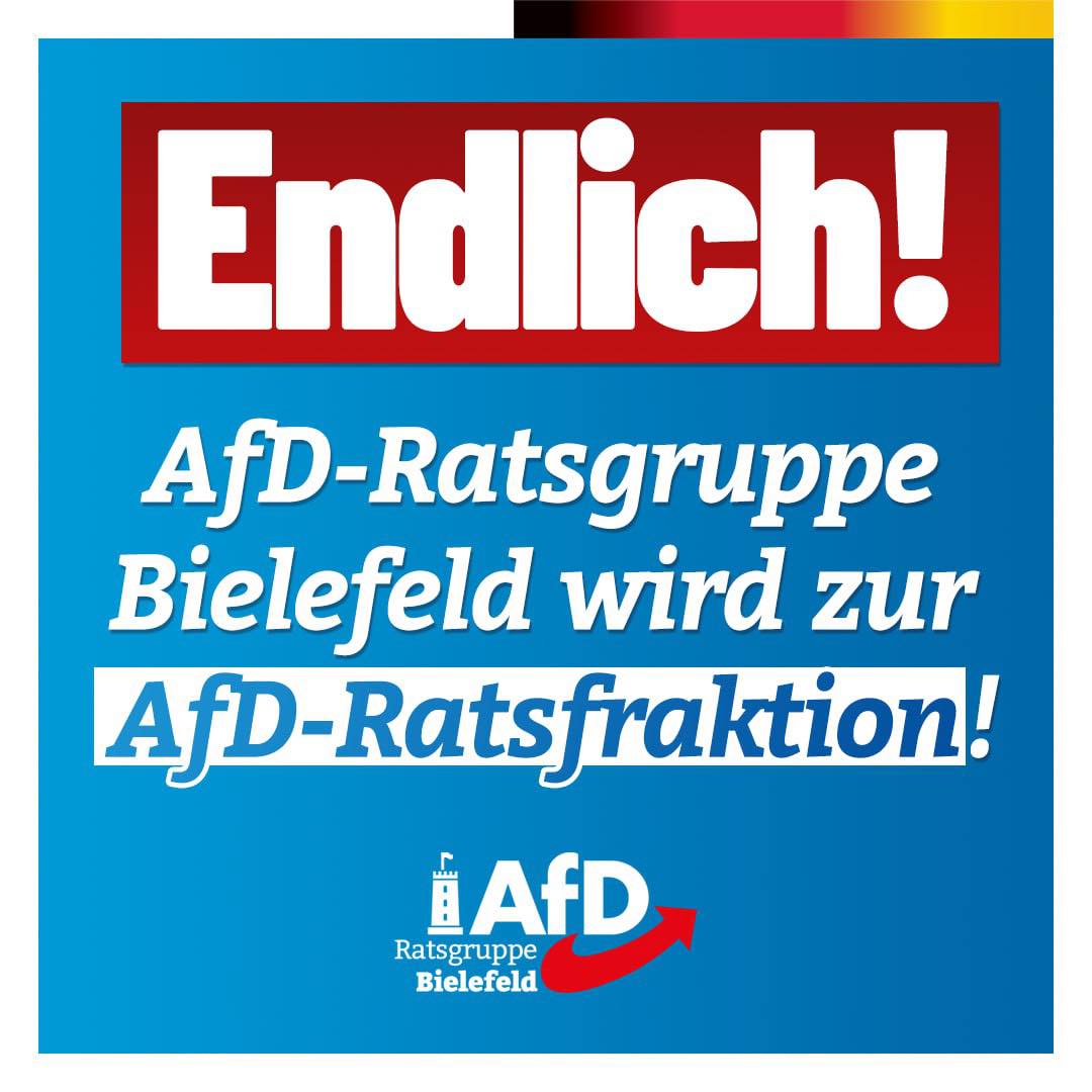 Endlich: AfD erhält Fraktionsstatus