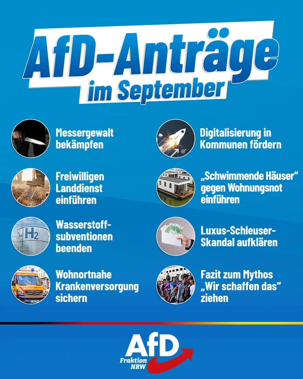 Unsere Anträge im September