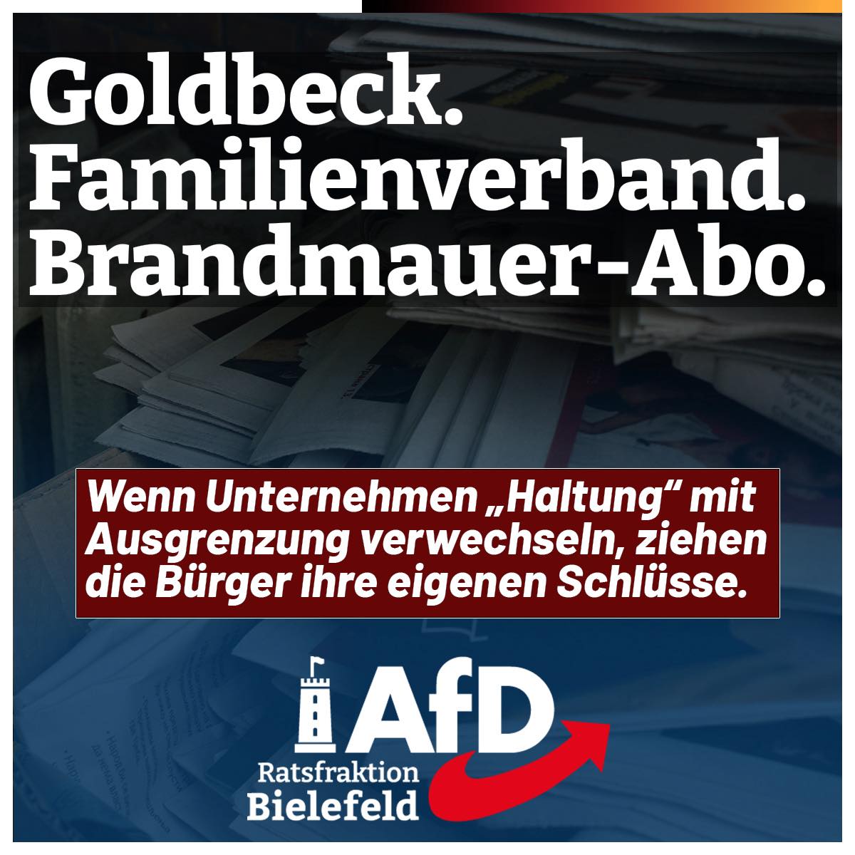 Wenn Unternehmen Brandmauern ziehen